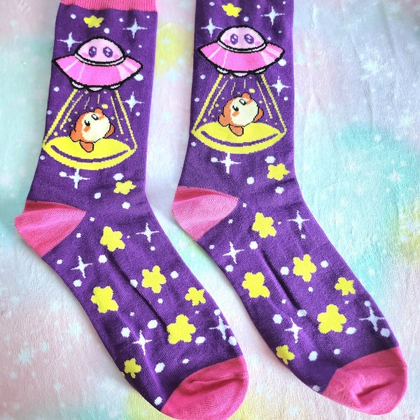 UFO Kirby Knit Socks