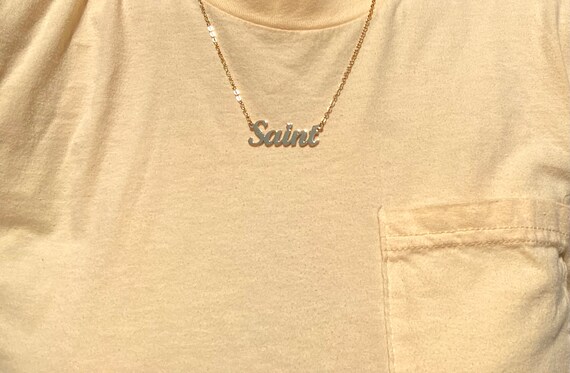 Angel outlet necklace word