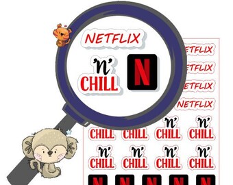 Netflix // Diary // Planner // Stickers