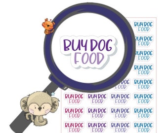 Buy Cat/Dog Food // Diary // Planner // Stickers