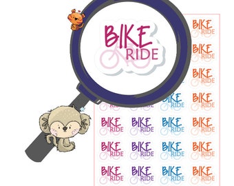 BIKE RIDE // Diary // Planner // Stickers