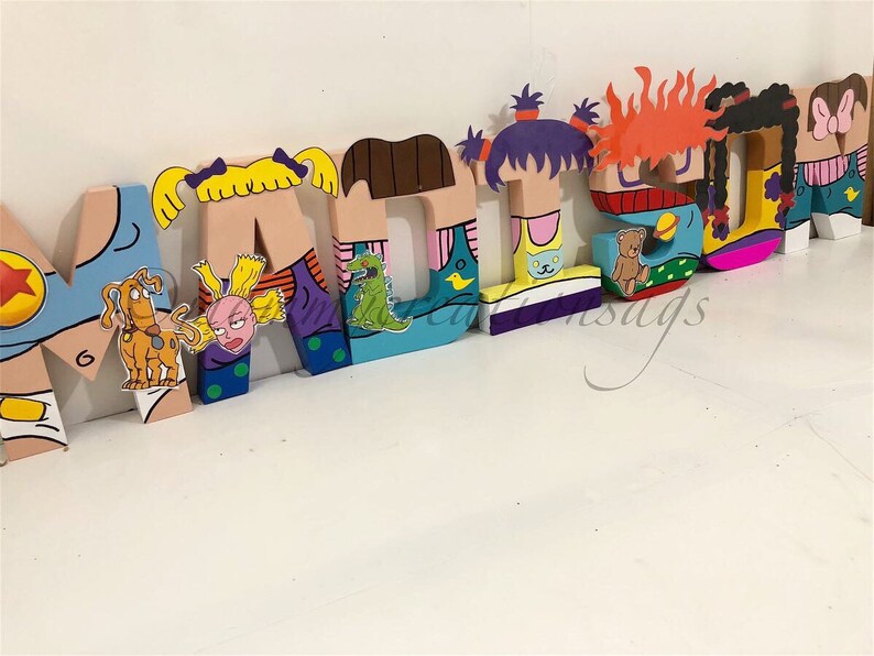 Rugrats Party Rugrats Letters Rugrats Theme Rugrats Etsy