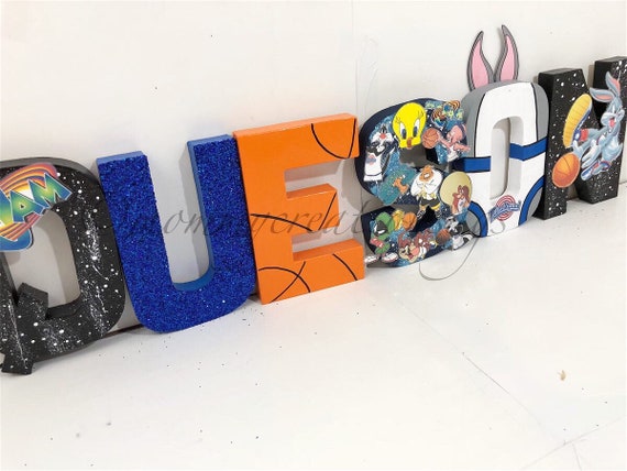 Space Jam Party Space Jam Letters Space Jam Decorations Etsy