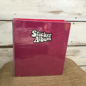 80's Sticker Album - Glitter!