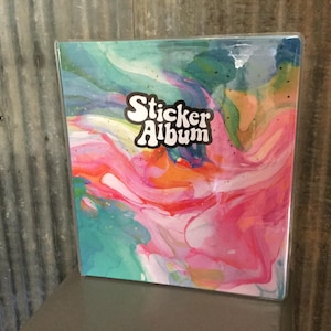 Álbum de figurinhas dos anos 80 - Swirly