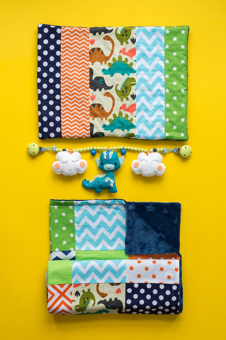 Baby boy gift Baby boy bedding set Pram accessories Stroller Etsy