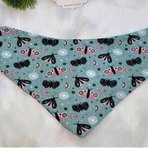 Mint Green Butterflies Triangle Scarves One Size for Babies and Toddlers Size 50 to Size 104