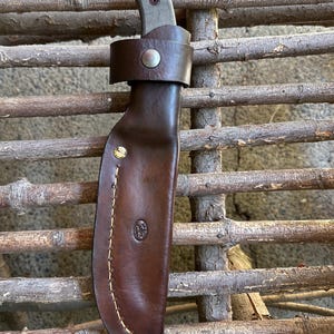ESEE 6 Handmade Leather Knife Sheath. (Knife not for sale).