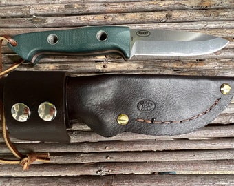 Benchmade 162 Bushcrafter Handmade Leather Knife Sheath. (Sheath Only).