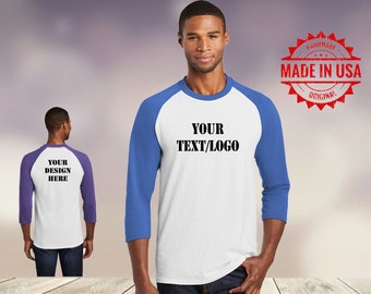 Custom Raglan Shirt, Custom Shirt, Personalized Raglan Shirts, Custom Baseball Shirt, Raglan Shirt, Personalize Shirt, Add Your Text
