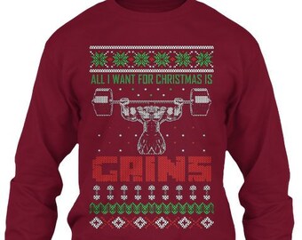 Gym Ugly Sweater - Etsy