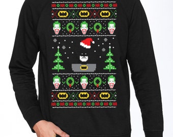 Batman Christmas Sweater Etsy