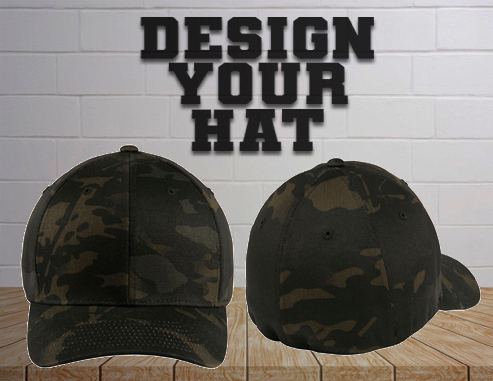 Flexfit Hat Camo - Etsy