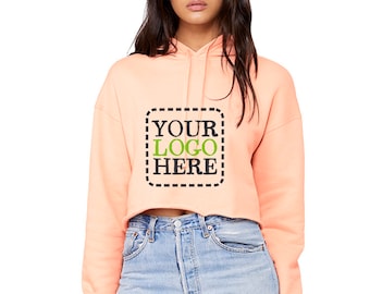 Custom Womens Cropped Fleece Hoodie/ Custom Hoodie/ Personalized Cropped Hoodie/ Monogrammed Hoodie/ Customized Gym Sweater