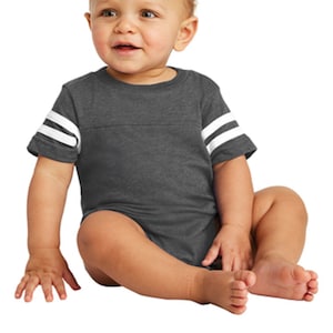 Customized Newborn Football Jersey Personalized Infant Jersey Bodysuit Name and Number Custom Jersey for Kids Newborn Size Jersey Shirt Tee