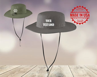 Custom  Outdoor Brim Hat / Custom cap / CustomBoonie / matching Caps /  Boonie hat/ Custom Hat / Fishing Custom Hat / Custom Bucket Hat