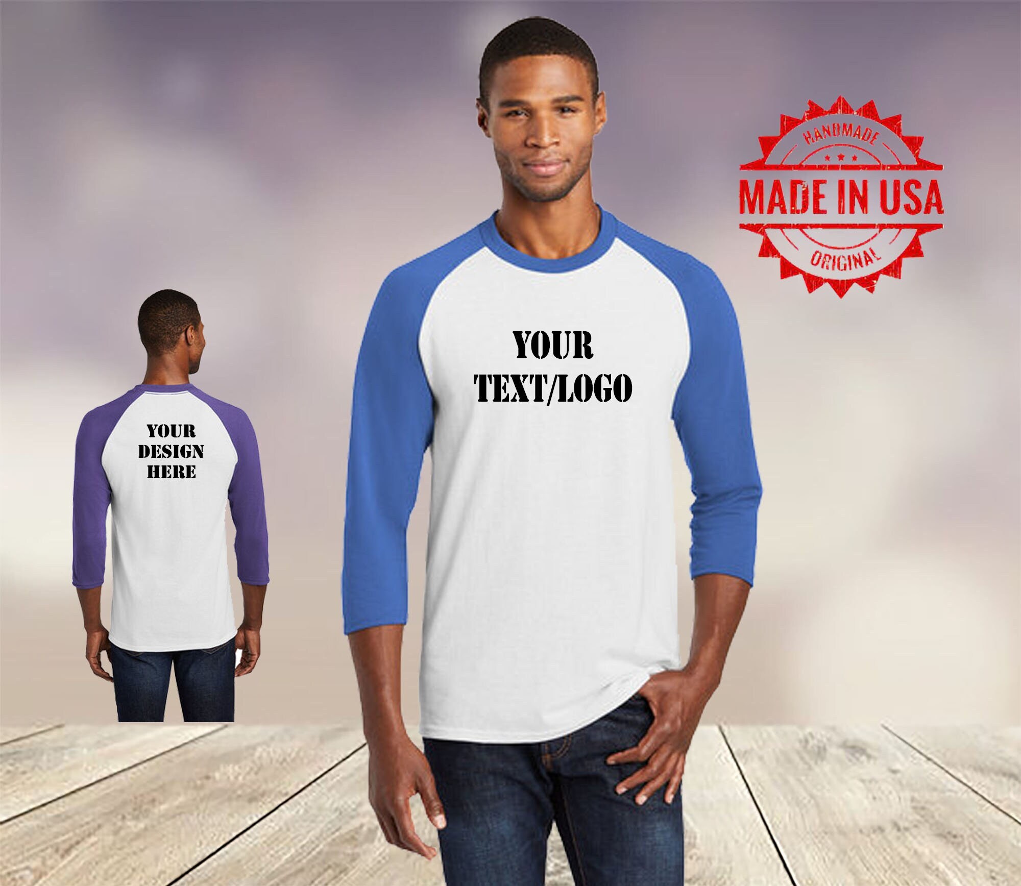 Cheap custom raglan shirts no minimum shop