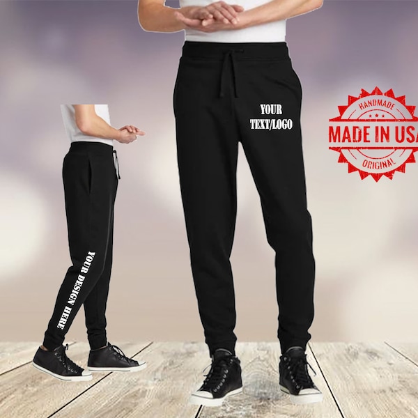 Custom Sweatpants Personalized Unisex Sweatpants Custom Text