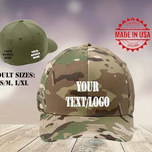 Custom Flexfit / Flex Fit 6277 Curved Bill / Personalized Embroidery / Your Custom Hat / Flexfit Baseball Caps / Embroidered Hats / Custom
