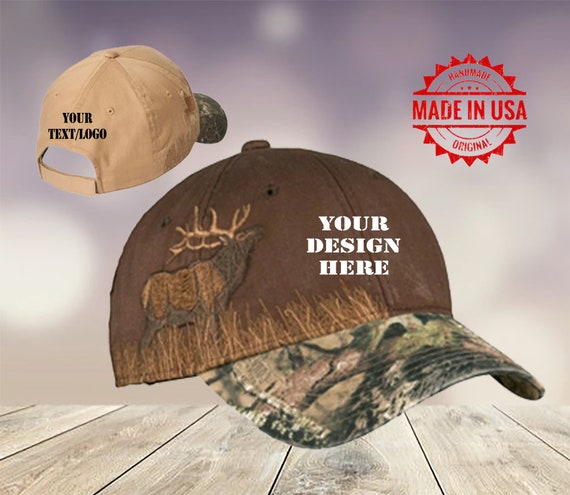 Custom Wholesale Embroidered Camouflage Cap / Hunting Cap