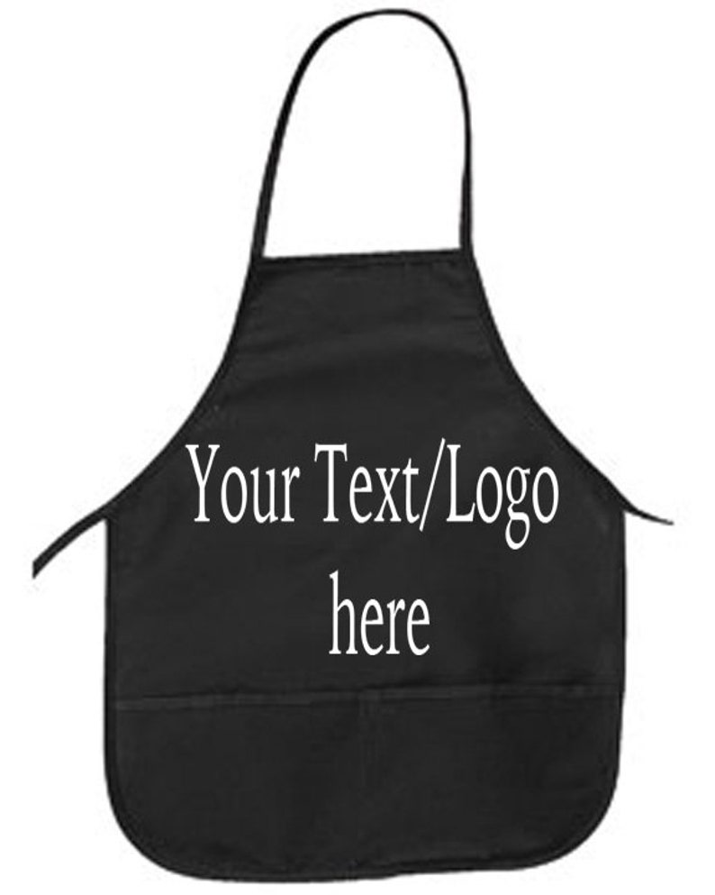 Custom Aprons / embroidered Apron / add your Logo / Printed Etsy