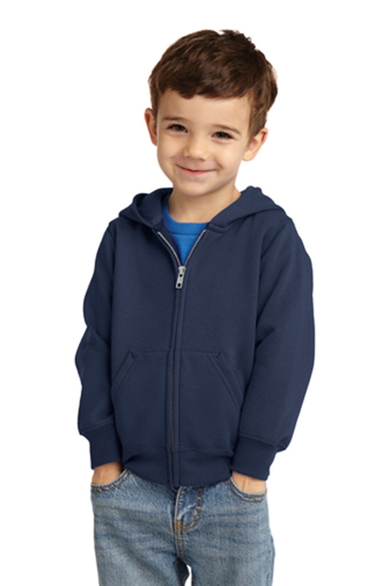 Custom Toddler Core Fleece Full-Zip Hoodie Sweatshirt Custom Children/'s Sweater Toddler Customized SweatshirtKids Personalized Sweatshirt