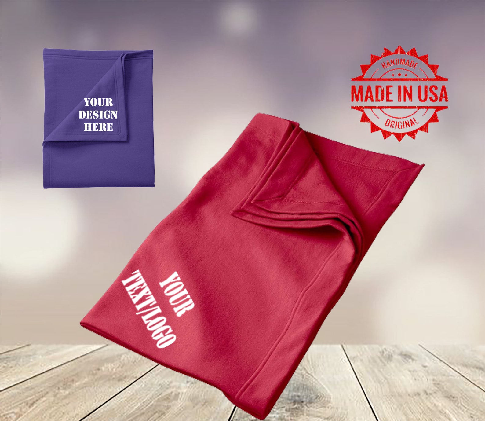 Custom Blanket / Printed Blankets / Bulk Blankets/ Etsy