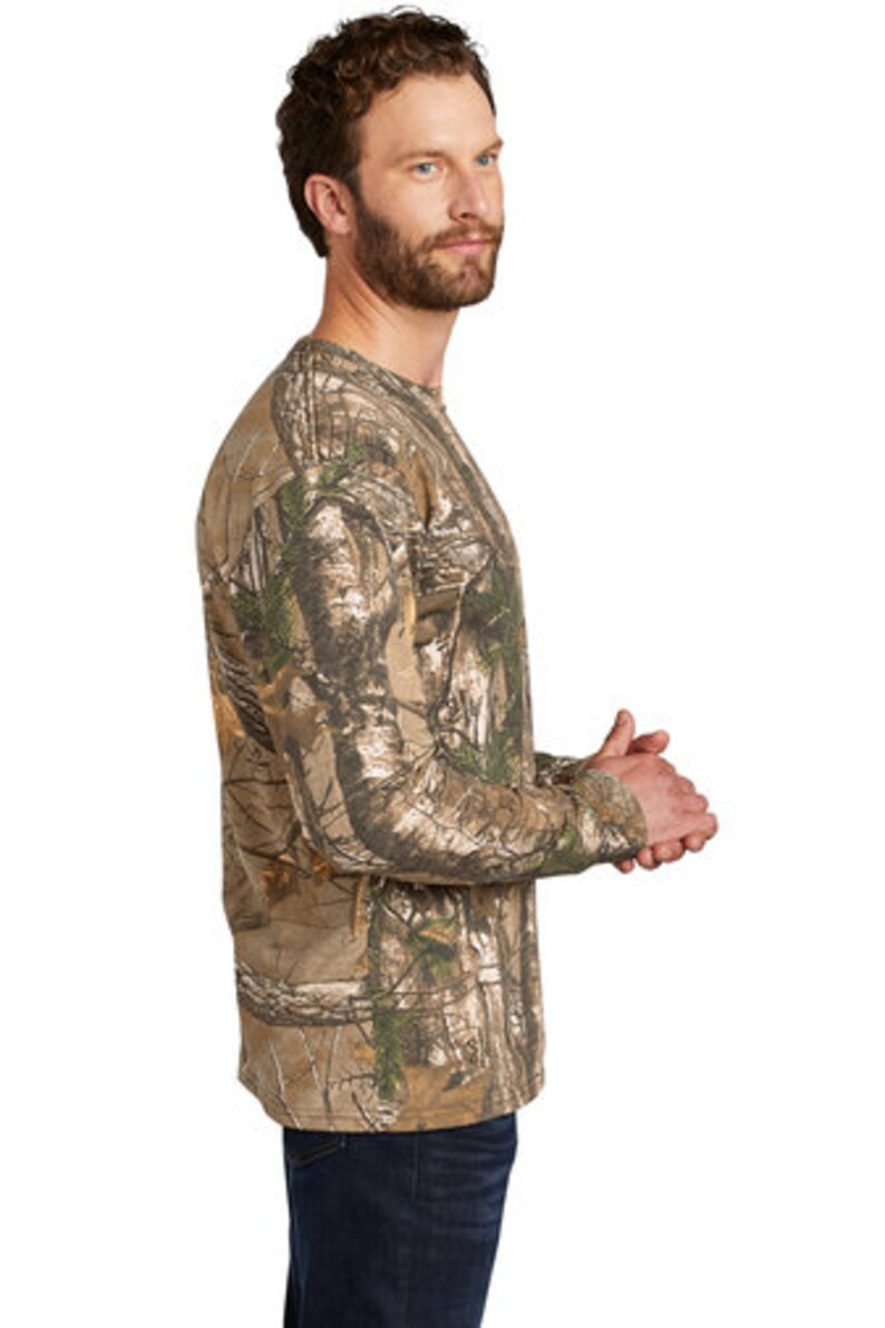 CUSTOM Embroidered Camo Long Sleeve / Custom Hunting Shirt/ Etsy
