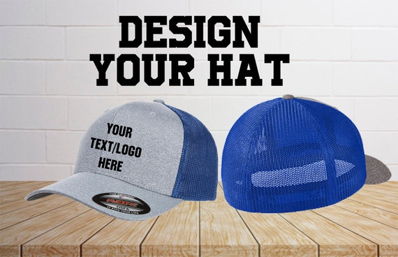 Hat Personalized /bachelor Custom Mesh Flex Caps Fit Hat Custom / / Embroidered Cap Trucker - Trucker / Cap Flexfit Etsy / Hats / Flexfit Party