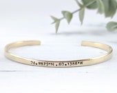 Dainty Coordinate Bracelet, Group Bracelets Set, Moving Away Gift Idea, Latitude Longitude Location, Wedding Jewelry