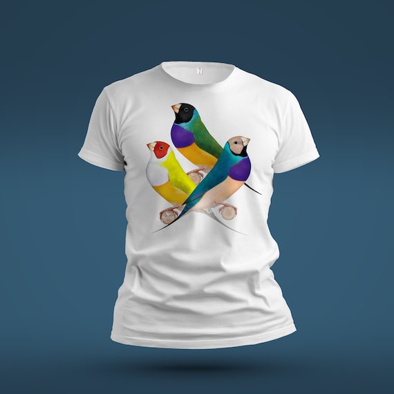 Colored Flying Pigeon Print Chiffon Long Sleeve Shirt Colored Flying Pigeon Print Chiffon Long Sleeve Shirt