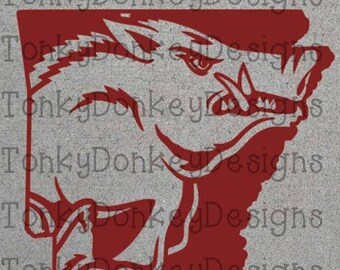 Download Razorback svg file | Etsy