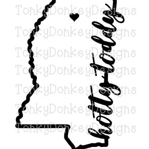 Hotty Toddy Ole Miss Oxford Mississippi Digital Download SVG, DXF, EPS, Studio3, Jpeg Silhouette Studio, Cricut