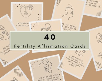 Conjunto de 40 tarjetas imprimibles de afirmación de nacimiento / Descarga digital / Citas positivas de nacimiento / Descarga digital de afirmación de nacimiento