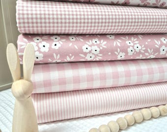 Organic Cotton Crib Sheet for Nestig Wave, Baby Girl Bedding