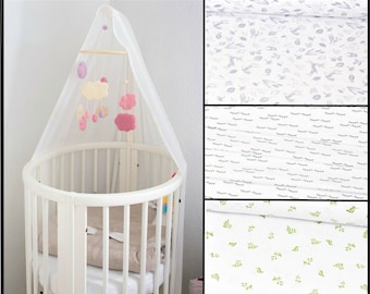 Baby Sheet for For Stokke Sleepi Mini . Oval Baby  Cotton Sheet.