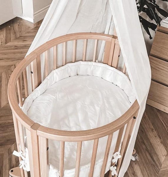 本物 Sheet for for Stokke Sleepi Mini V2/V3. Oval Baby Fitted 下着・アンダーウェア