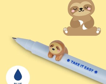 Sloth Gel Pen - Lovely Friends, cute stationery, animal gel pens, legami stationary