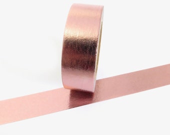 Rose Gold washi tape, bullet journal accessories, planner decoration, rose gold scrapbooking tape, planner stickers, decorative tape, BUJO
