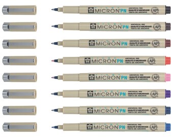 Penne Sakura Pigma Micron - Confezione Da 3 Nero (0.3, 0.4, 0.5mm) - Foto 12