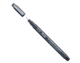 0.5 Pentel Pointliner Black S20P