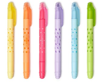 Erasable Highlighters Set of 6 - Legami