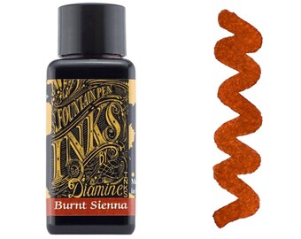 Burnt Sienna Diamine Fountain Pen Ink 30ml