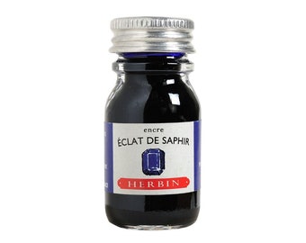 Eclat de Saphir Herbin Fountain Pen Ink Bottle 10ml