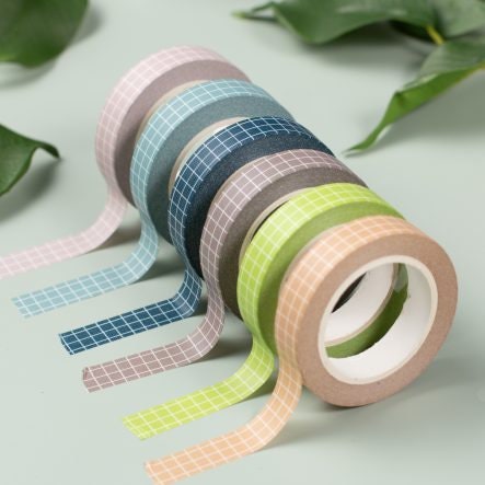 Thin Washi Tape, Slim, Leaf Washi Tape, 8mmx10m, Heart, Feet, Grass,  Scenery Washi Tape, Masking Tape, Pastel, Gift Wrap Tape, Nature Themes 