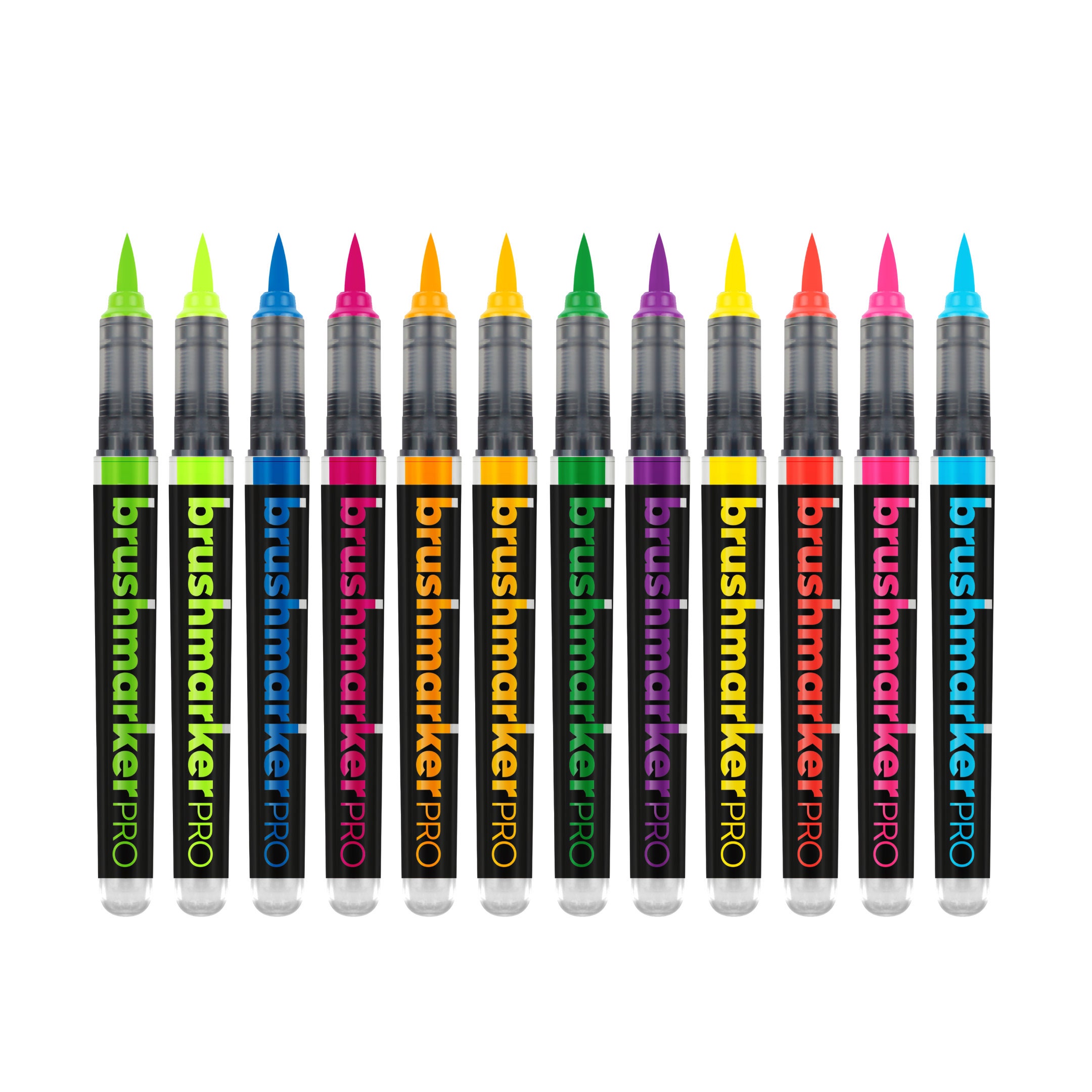 Karin Brushmarkers Pro Markers and Sets - Set of 12, Basic Colors