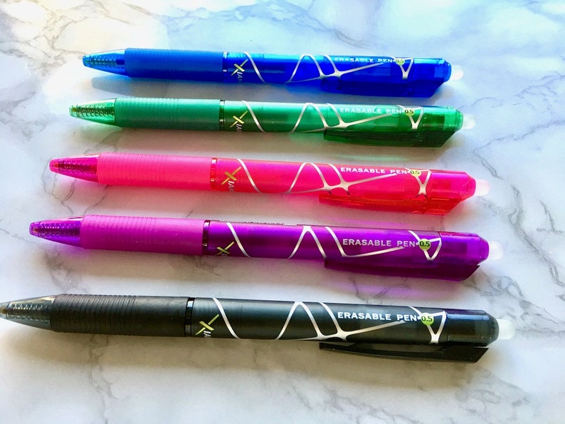 Erasable Gel Pen bullet journal pilot frixion teacher Etsy