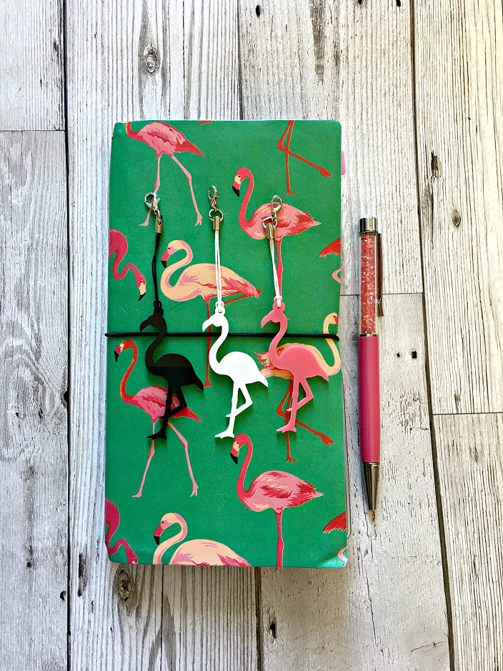 Flamingo Planner Charm School Supplies Bullet Journal Etsy