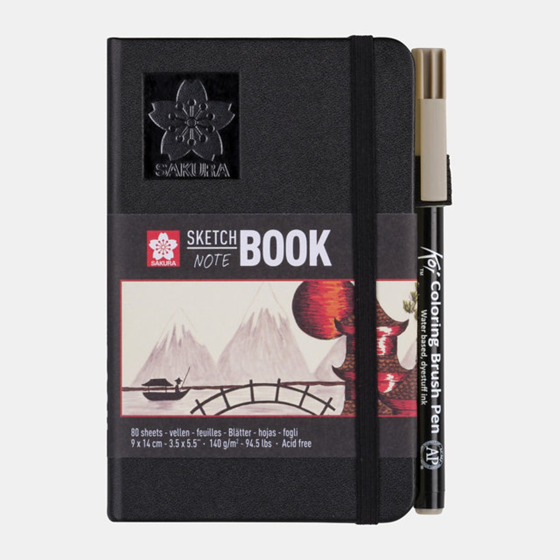 Mini Sketchbook 9 x 14cm Pocket Sketch Book black or Etsy