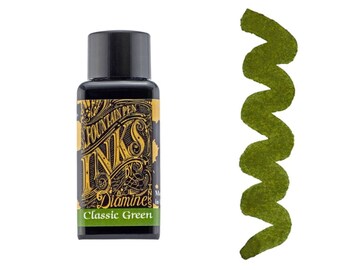 Classic Green Diamine Fountain Pen Ink 30ml